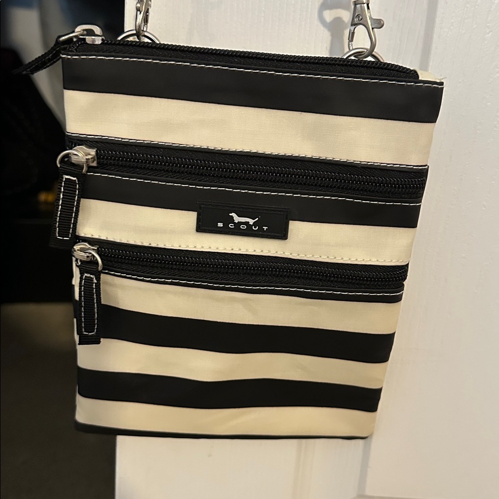 Scout Blue Striped cross body bag